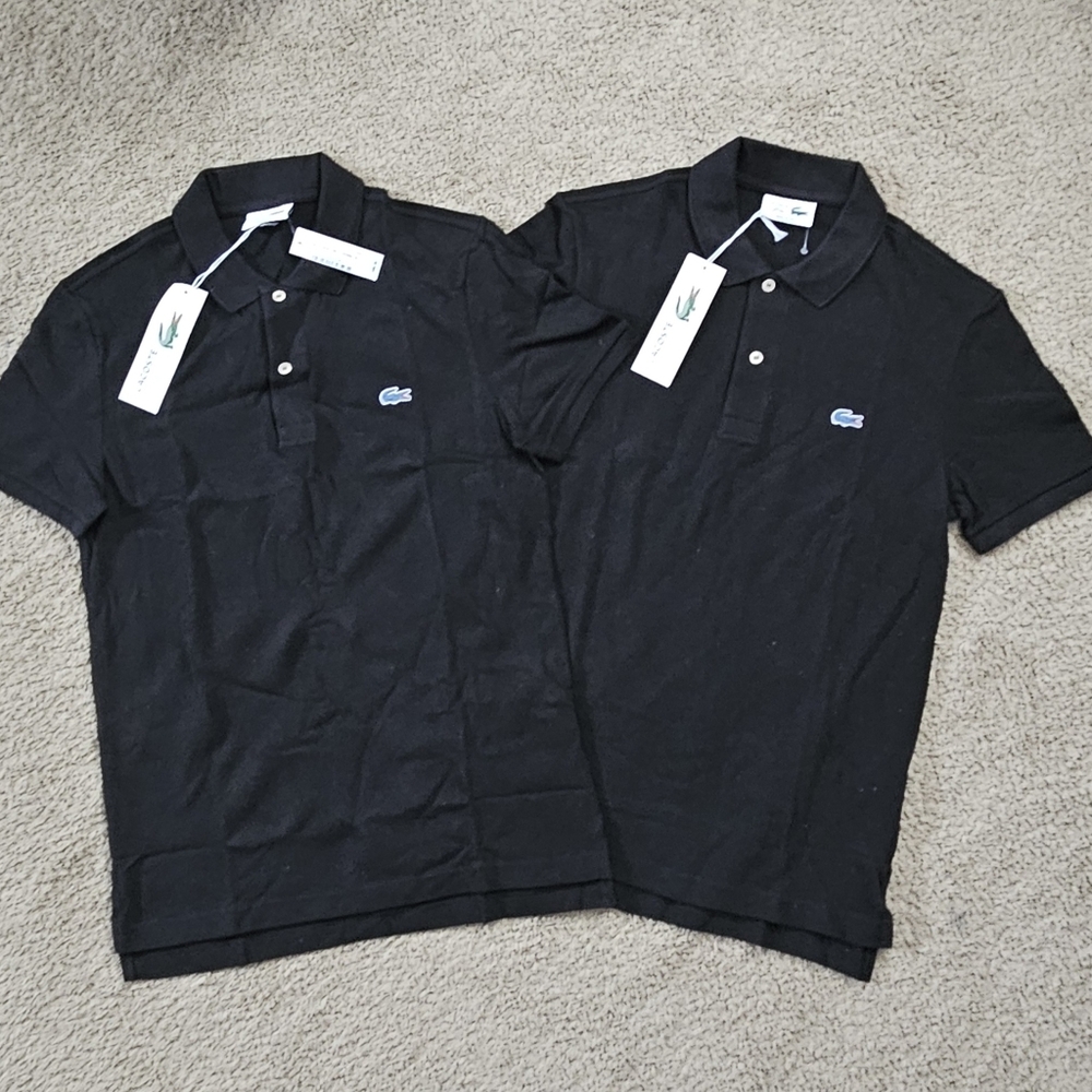 Lacoste Men's Polo Shirt in Black
